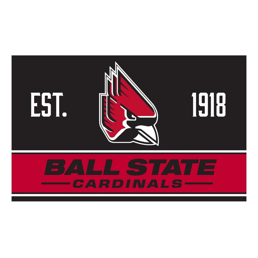 Ball State University Wood Sign with Frame Image 1