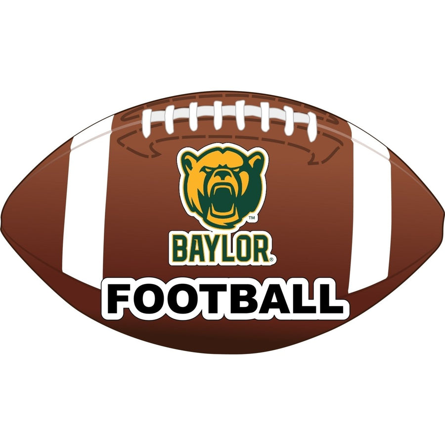 Baylor Bears 4-Inch Round Football NCAA Gridiron Glory Vinyl Decal Sticker Image 1