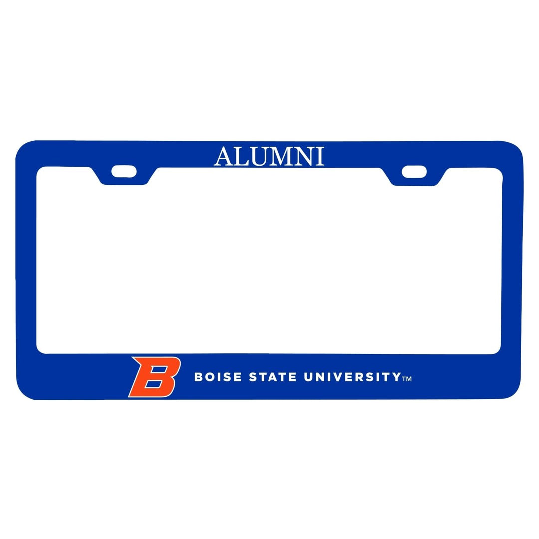 NCAA Boise State Broncos Alumni License Plate Frame - Colorful Heavy Gauge Metal, Officially Licensed Image 1