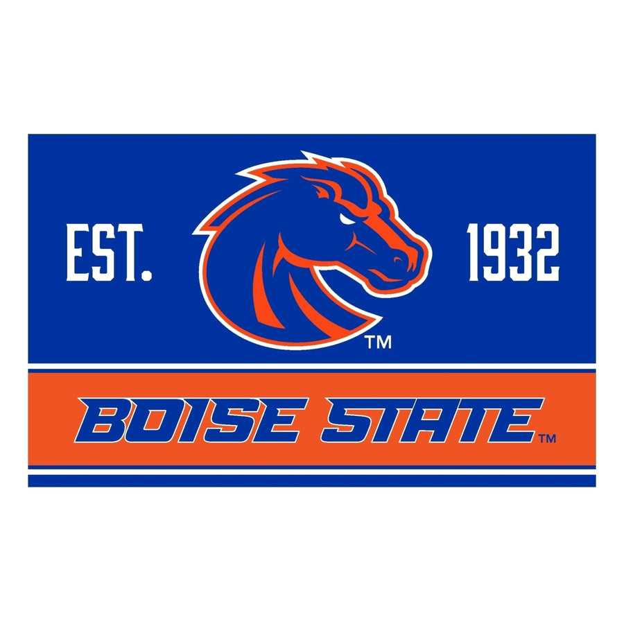 Boise State Broncos Wood Sign with Frame Image 1