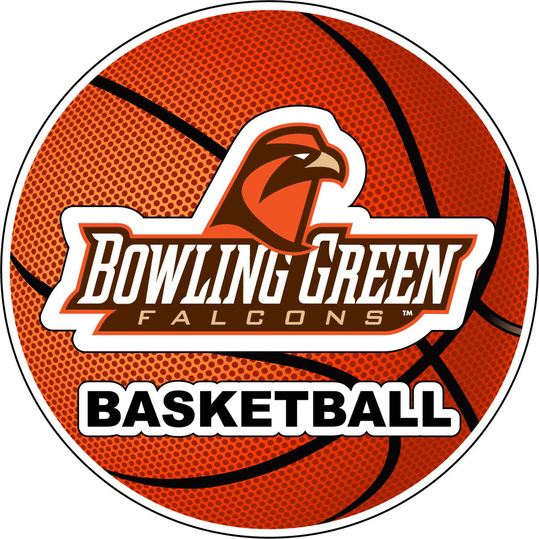 Bowling Green Falcons 4-Inch Round Basketball NCAA Hoops Pride Vinyl Decal Sticker Image 1