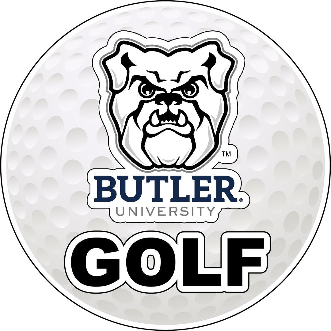 Butler Bulldogs 4-Inch Round Golf NCAA Fairway Fervor Vinyl Decal Sticker Image 1