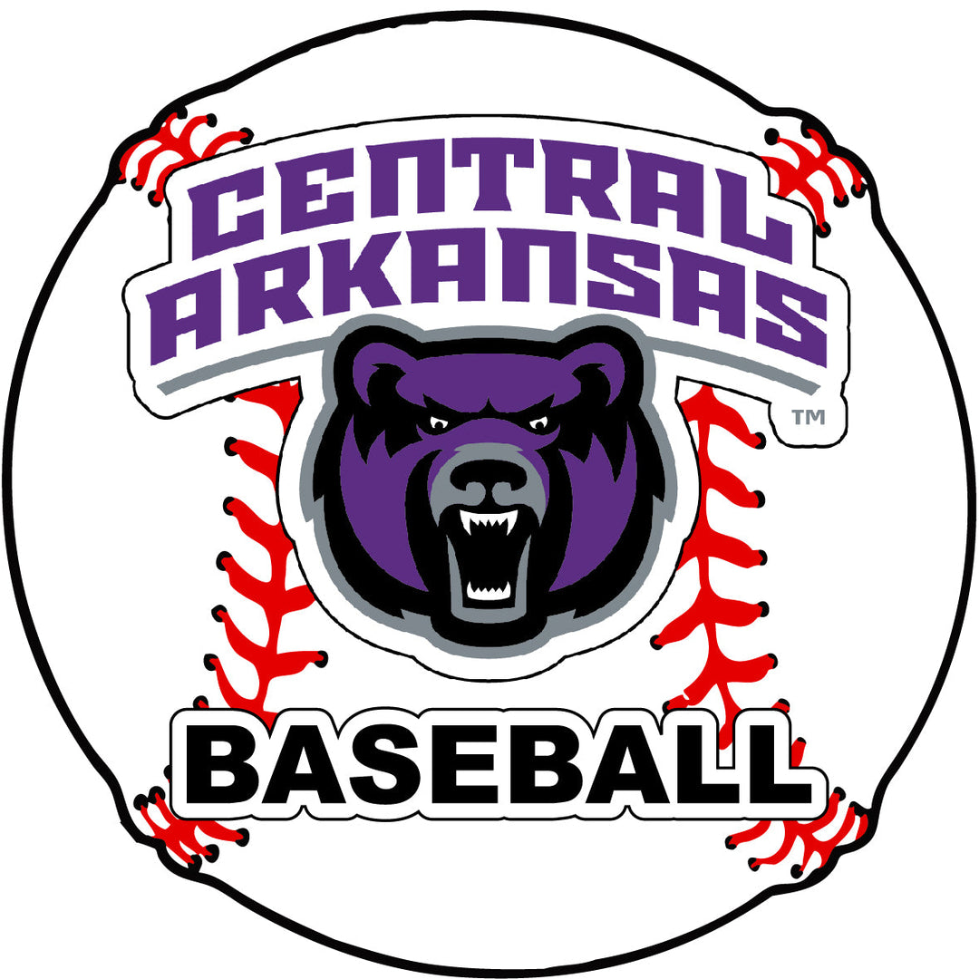 Central Arkansas Bears 4-Inch Round Baseball Vinyl Decal Sticker Image 1