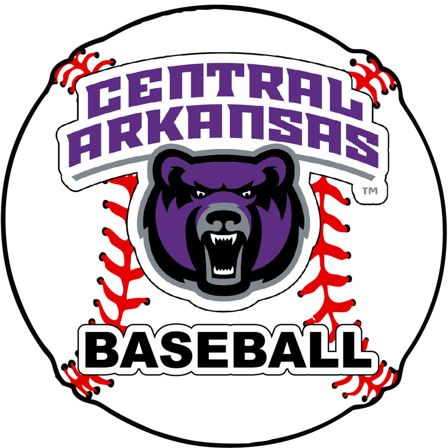 Central Arkansas Bears 4-Inch Round Baseball Vinyl Decal Sticker Image 1