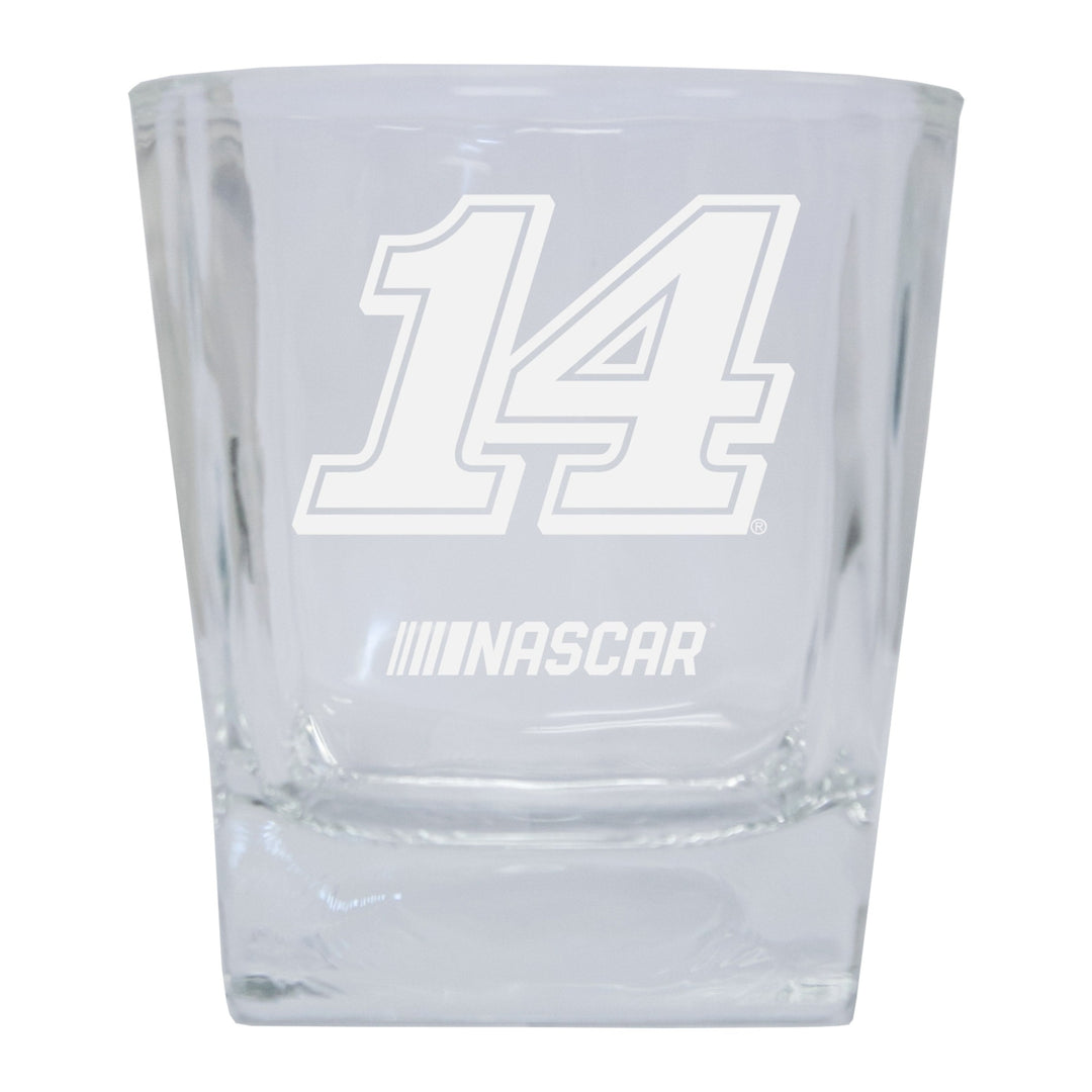 R and R Imports Chase Briscoe 14 NASCAR Cup Series Etched 5 oz Shooter Glass 2-Pack Image 1