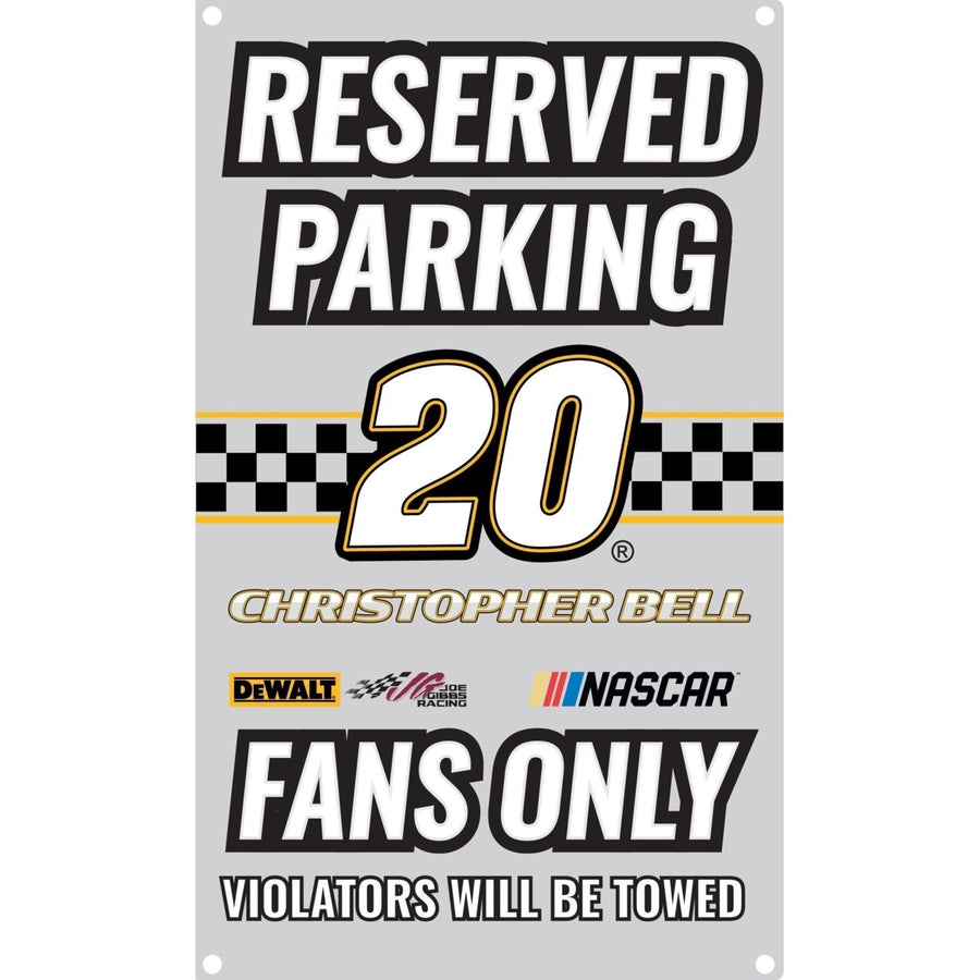 R and R Imports Christopher Bell 20 No Parking Metal Sign Image 1