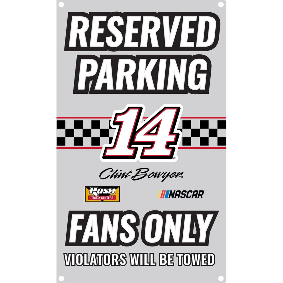 R and R Imports Clint Bowyer 14 Metal Sign  for 2020 Image 1