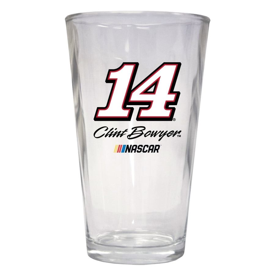 Clint Bowyer 14 NASCAR Pint Glass for 2020 Image 1