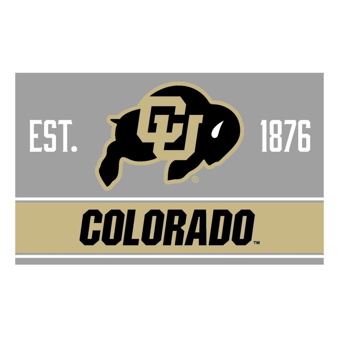 Colorado Buffaloes Wood Sign with Frame Image 1