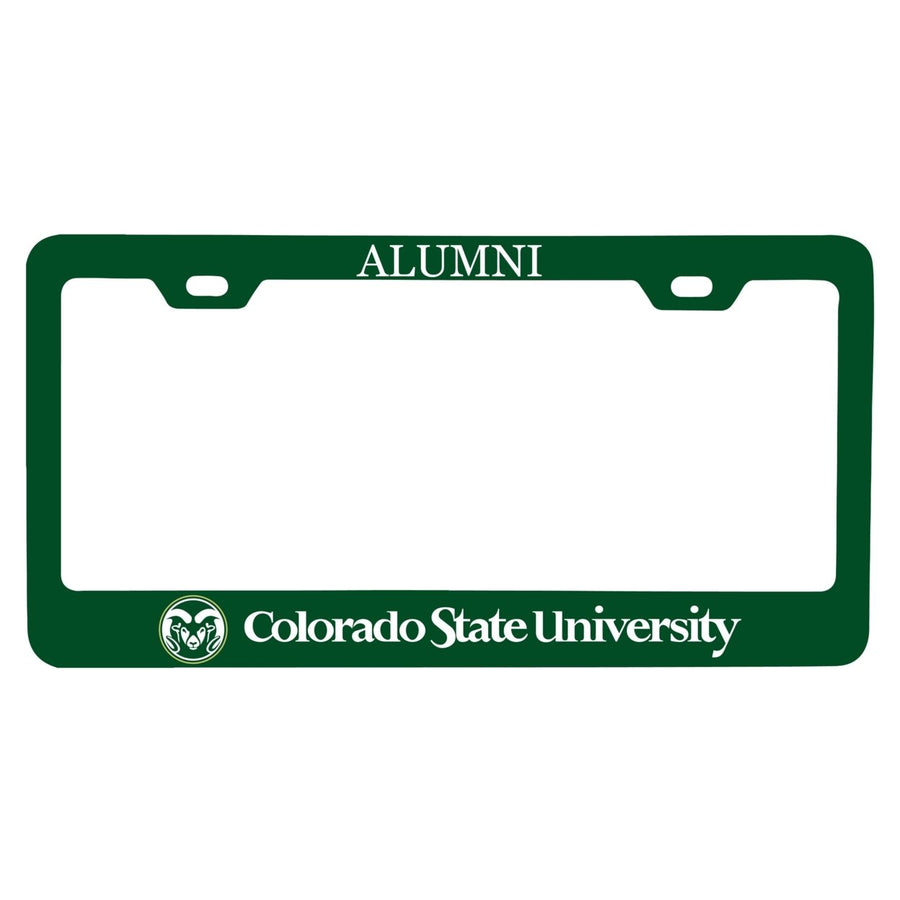 NCAA Colorado State Rams Alumni License Plate Frame - Colorful Heavy Gauge Metal, Officially Licensed Image 1