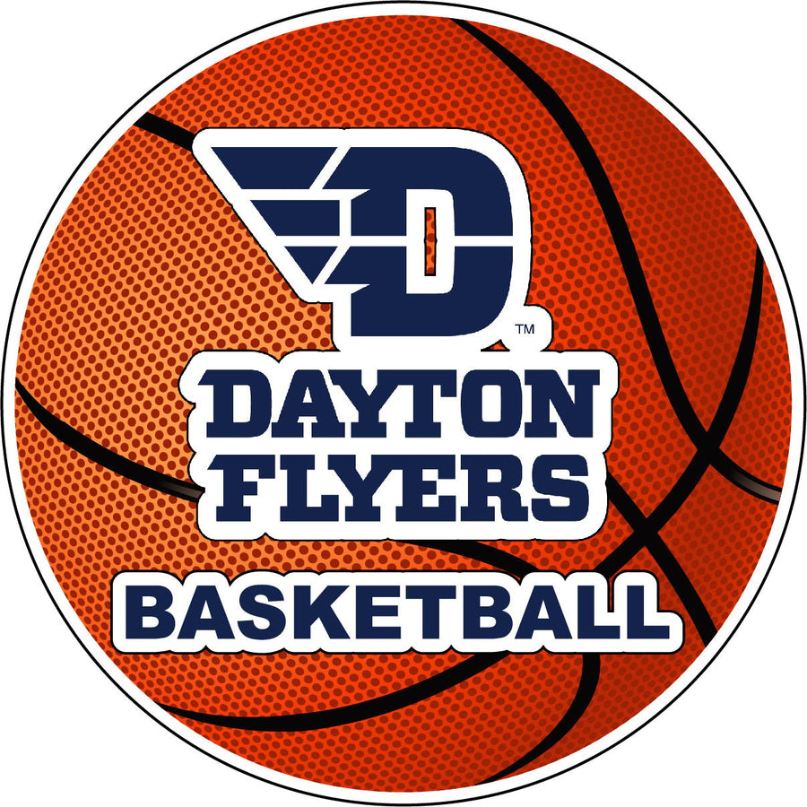 Dayton Flyers 4-Inch Round Basketball NCAA Hoops Pride Vinyl Decal Sticker Image 1