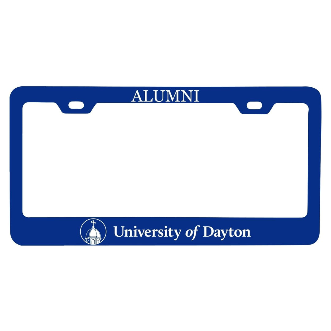 NCAA Dayton Flyers Alumni License Plate Frame - Colorful Heavy Gauge Metal, Officially Licensed Image 1