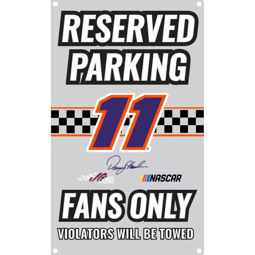 R and R Imports Denny Hamlin 11 Metal Sign  for 2020 Image 1