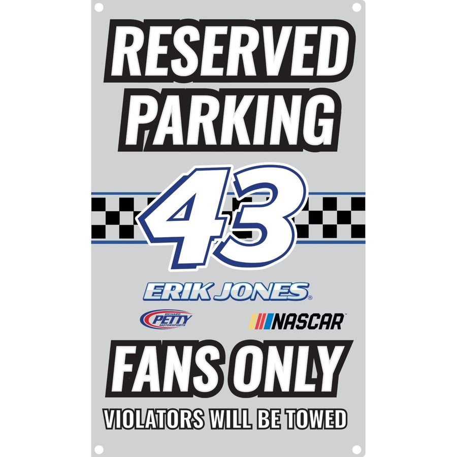 R and R Imports Erik Jones 43 No Parking Metal Sign Image 1