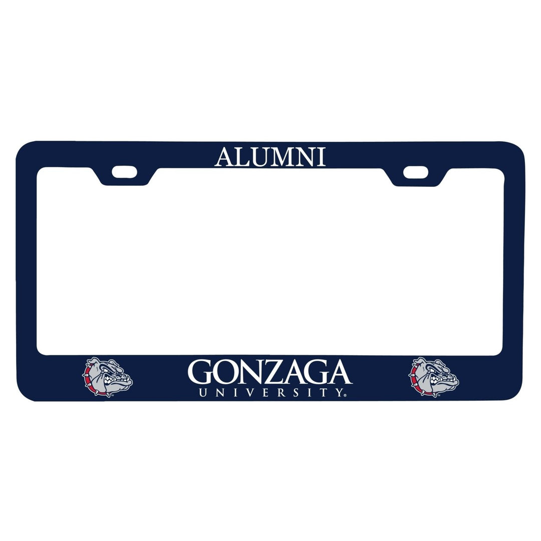 NCAA Gonzaga Bulldogs Alumni License Plate Frame - Colorful Heavy Gauge Metal, Officially Licensed Image 1