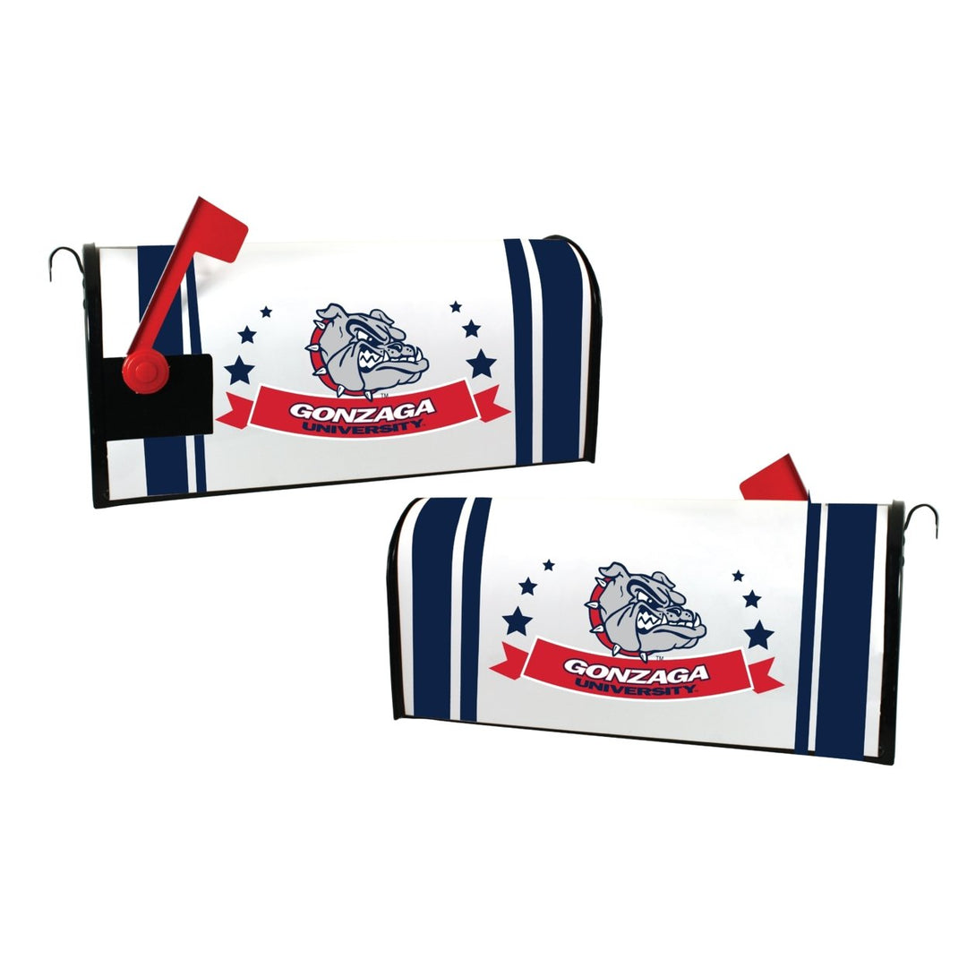 Gonzaga Bulldogs NCAA Officially Licensed Mailbox Cover Logo and Stripe Design Image 1