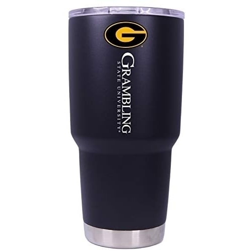 Grambling University Tigers 24 oz Insulated Stainless Steel Tumbler Black. Image 1