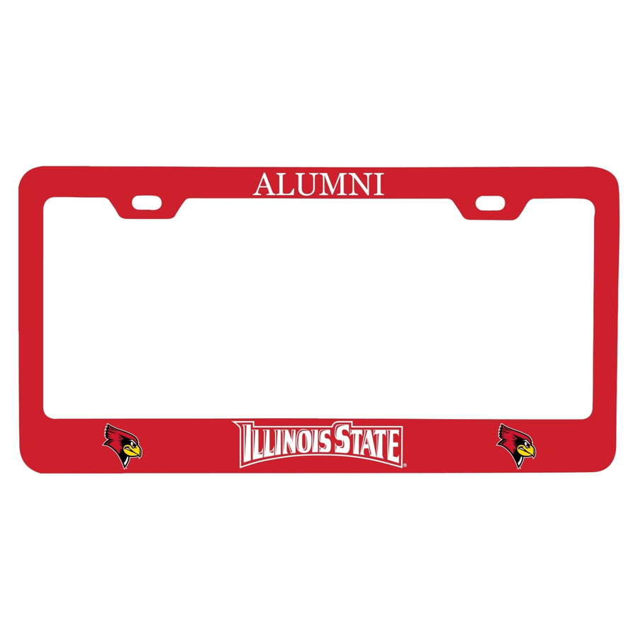 NCAA Illinois State Redbirds Alumni License Plate Frame - Colorful Heavy Gauge Metal, Officially Licensed Image 1