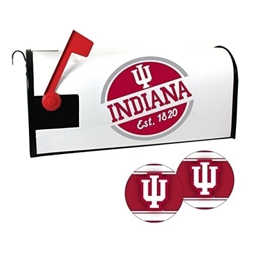 R and R Imports Indiana Hoosiers Magnetic Mailbox Cover and Sticker Set Image 1