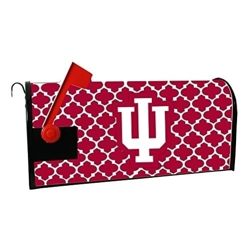 Indiana Hoosiers NCAA Officially Licensed Mailbox Cover Moroccan Design Image 1