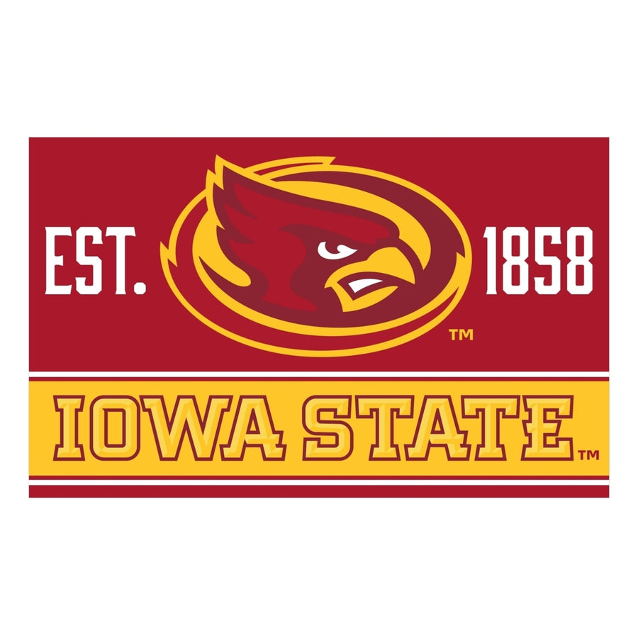Iowa State Cyclones Wood Sign with Frame Image 1