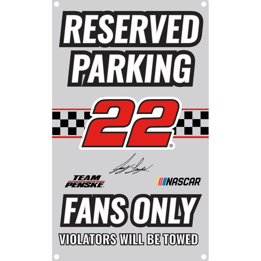 R and R Imports Joey Logano 22 Metal Sign  for 2020 Image 1