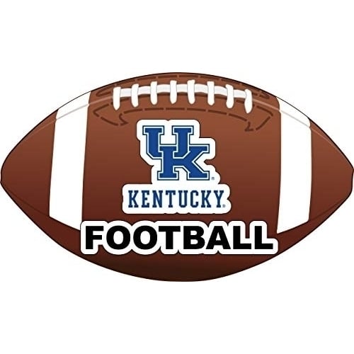 Kentucky Wildcats 4-Inch Round Football NCAA Gridiron Glory Vinyl Decal Sticker Image 1