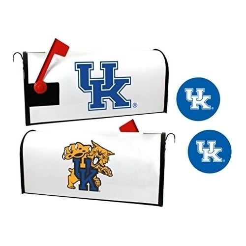 Kentucky Wildcats NCAA Officially Licensed Mailbox Cover and Sticker Set Image 1