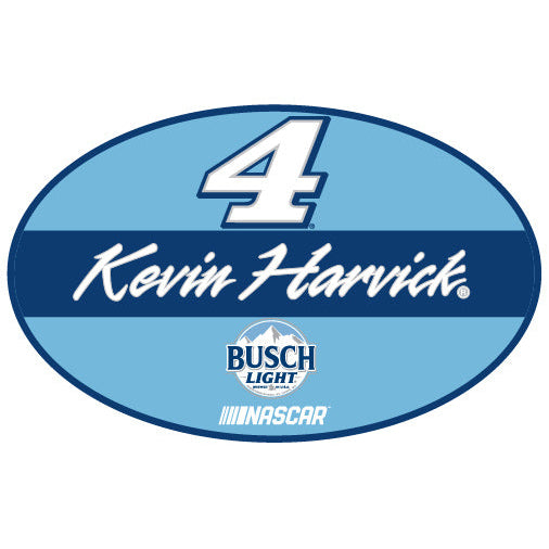 Kevin Harvick 4 Oval Decal Sticker Image 1