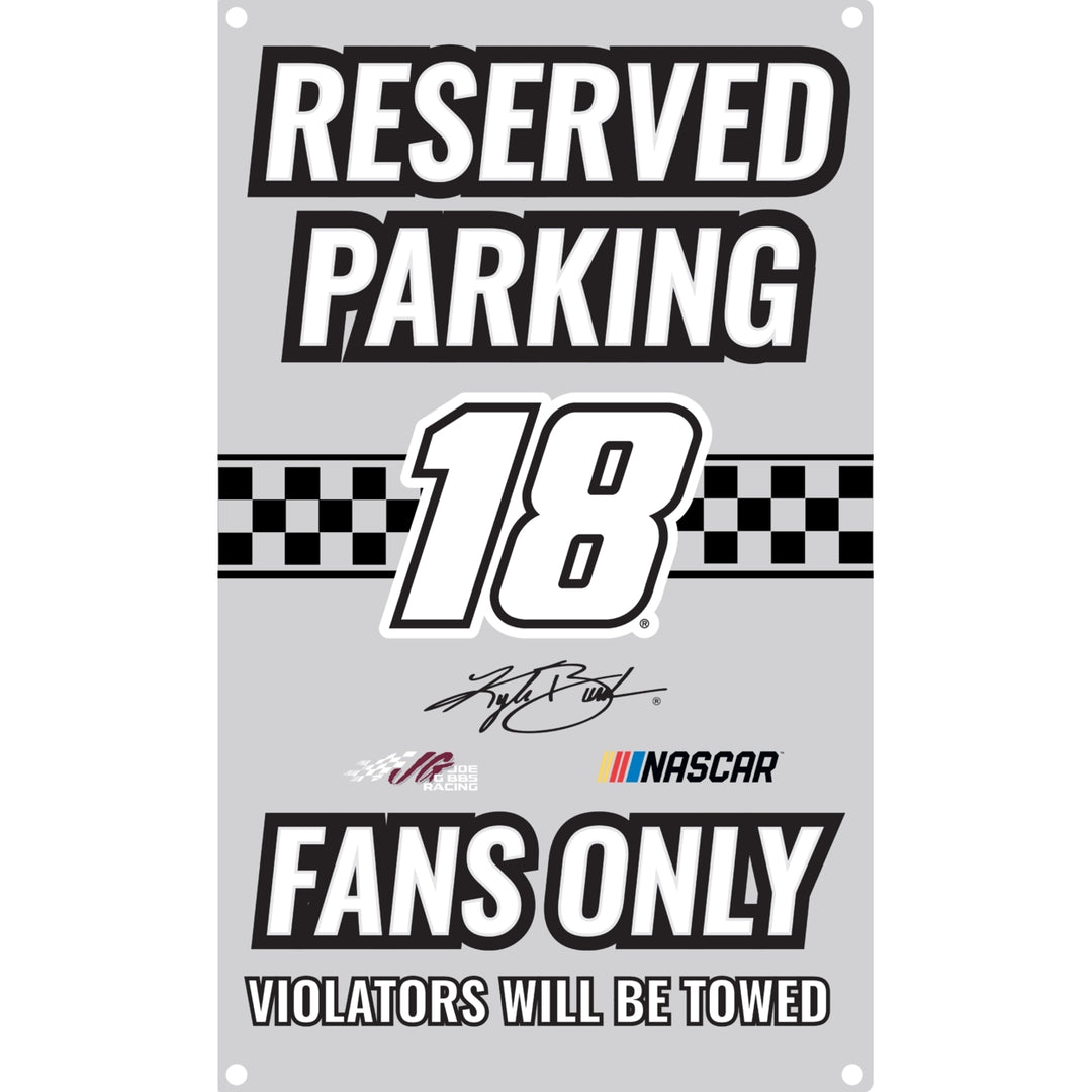 R and R Imports Kyle Busch 18 Metal Sign  for 2020 Image 1