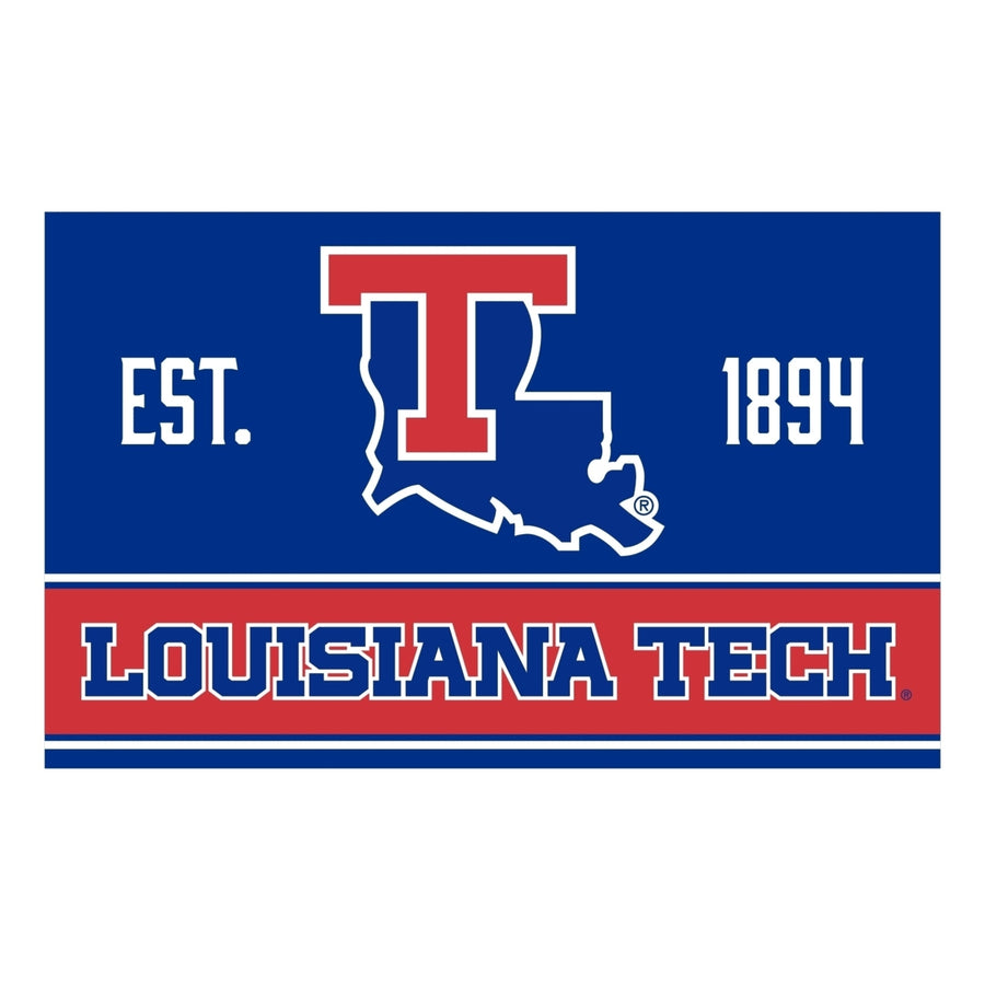 Louisiana Tech Bulldogs Wood Sign with Frame Image 1