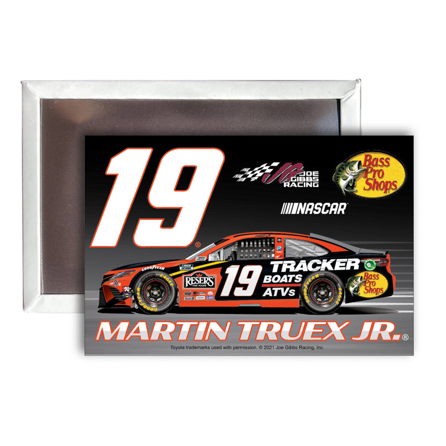 R and R Imports Martin Truex Jr. 19 Nascar 2x3-Inch Fridge Magnet 4-PackNew for 2021 Image 1