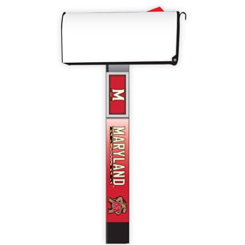 Maryland Terrapins Mailbox Post Covers (2-Pack) Show Your Team Spirit Image 1