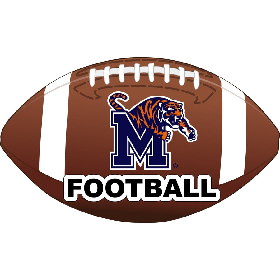 Memphis Tigers 4-Inch Round Football NCAA Gridiron Glory Vinyl Decal Sticker Image 1