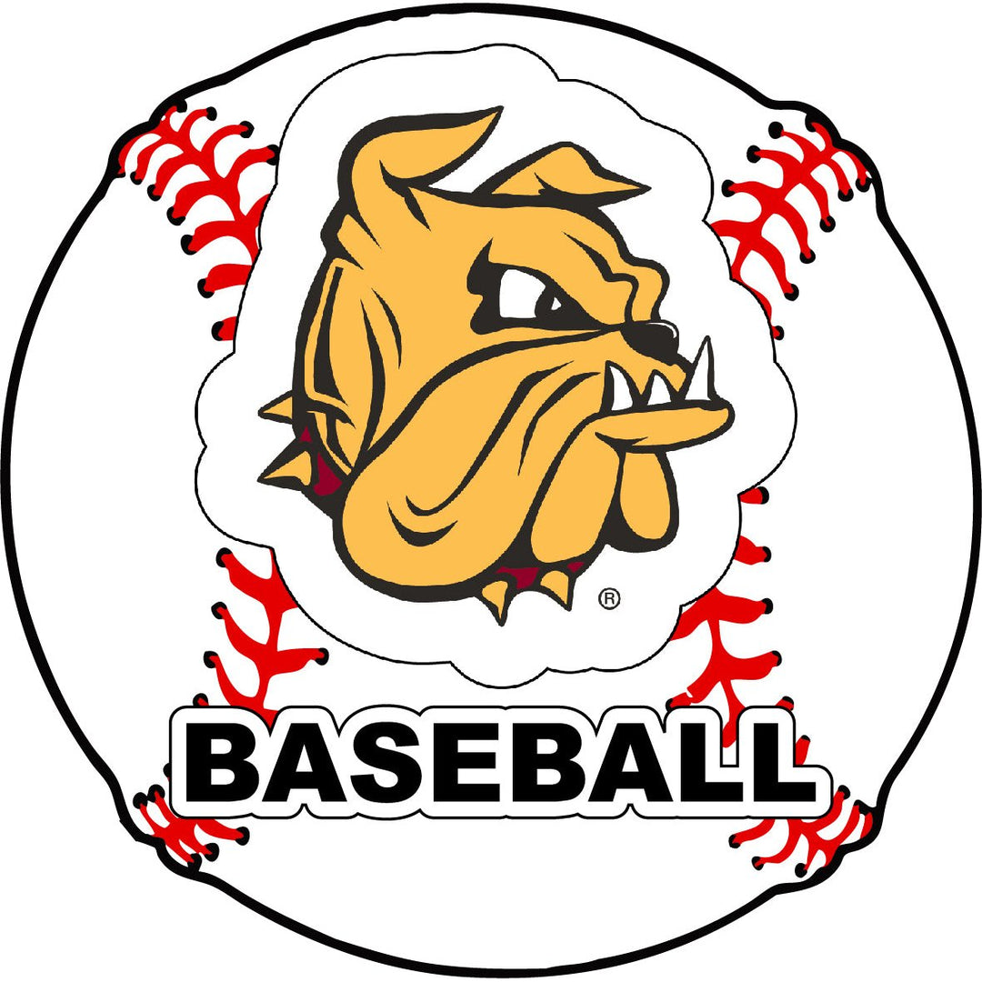 Minnesota Duluth Bulldogs 4-Inch Round Baseball NCAA Passion Vinyl Decal Sticker Image 1