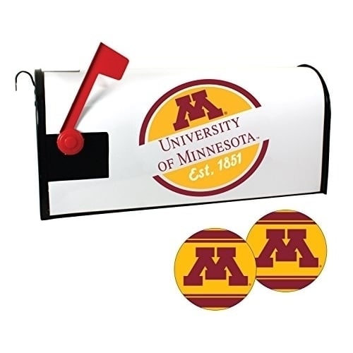 R and R Imports Minnesota Golden Gophers Magnetic Mailbox Cover and Sticker Set Image 1