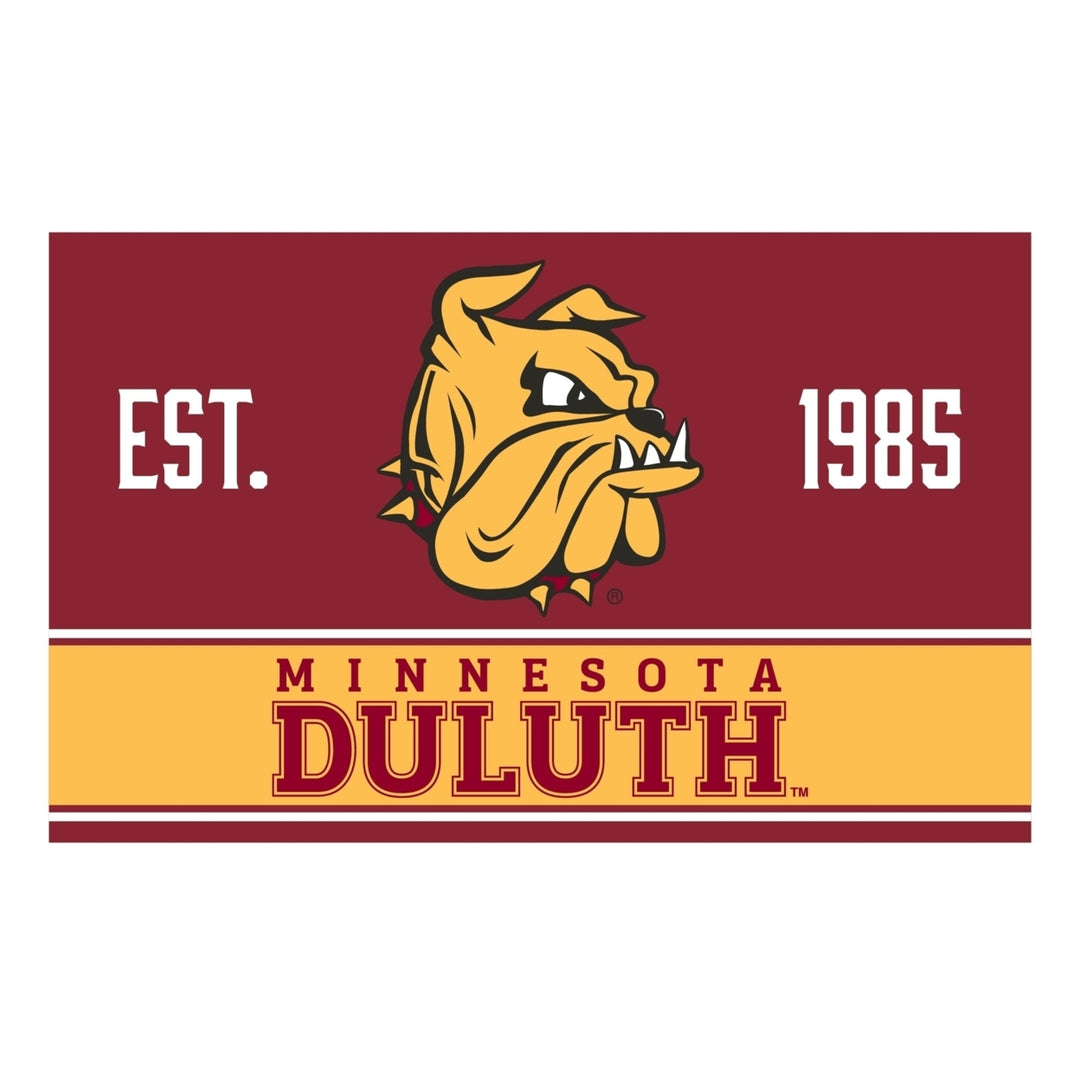 Minnesota Duluth Bulldogs Wood Sign with Frame Image 1
