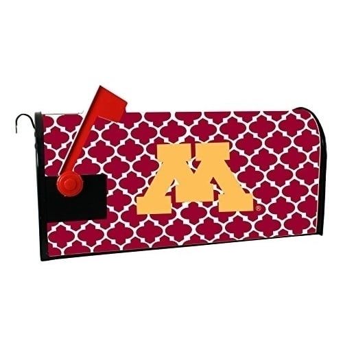 Minnesota Gophers NCAA Officially Licensed Mailbox Cover Moroccan Design Image 1