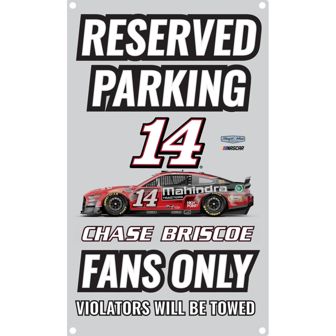 R and R Imports Nascar 14 Chase Briscoe No Parking Metal Sign  For 2022 Image 1