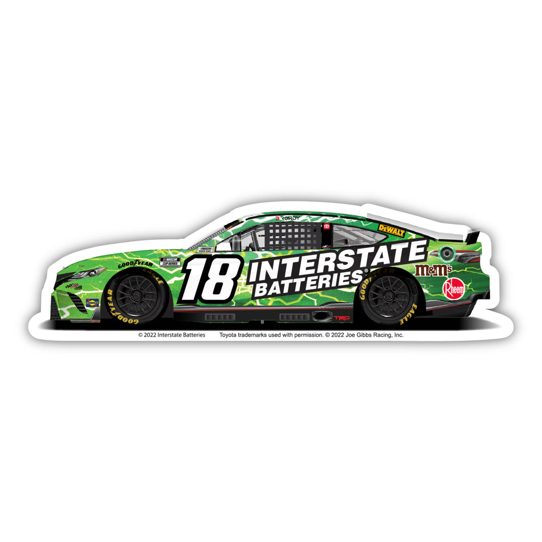 Nascar 18 Kyle Busch 4-Inch Vinyl Decal Stiker Car Design Image 1