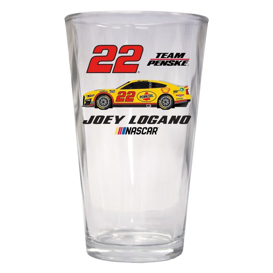 22 Joey Logano Pint Glass Image 1