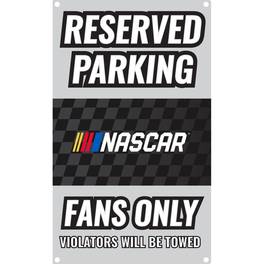 R and R Imports Nascar No Parking Metal Sign  For 2022 Image 1