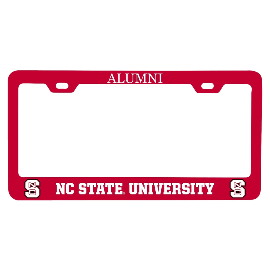 NCAA NC State Wolfpack Alumni License Plate Frame - Colorful Heavy Gauge Metal, Officially Licensed Image 1