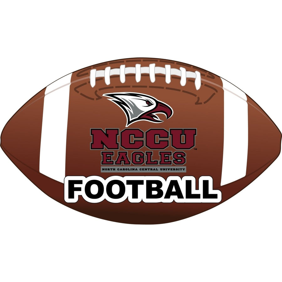 North Carolina Central Eagles 4-Inch Round Football NCAA Gridiron Glory Vinyl Decal Sticker Image 1