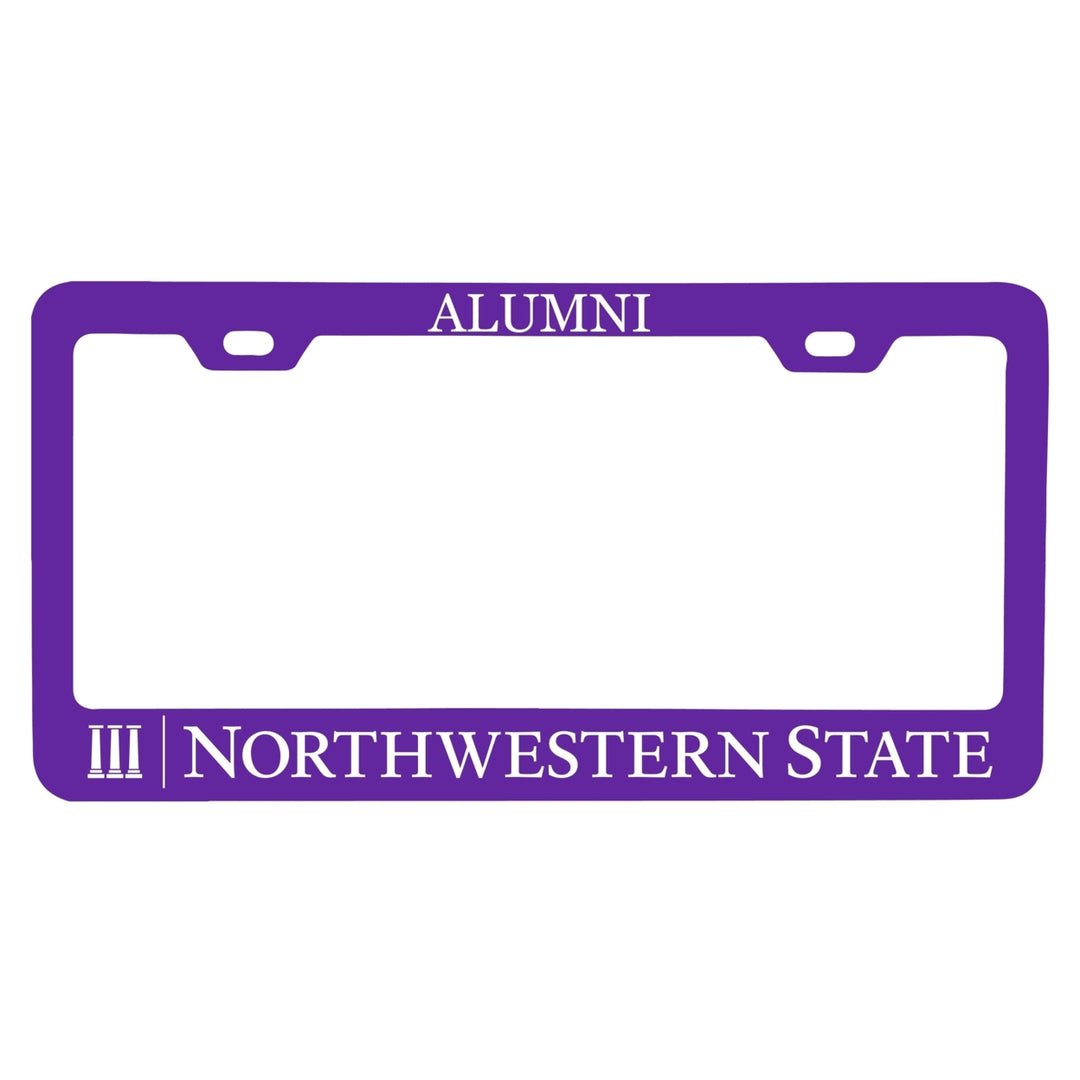 Northwestern State Demons Alumni License Plate Frame Image 1