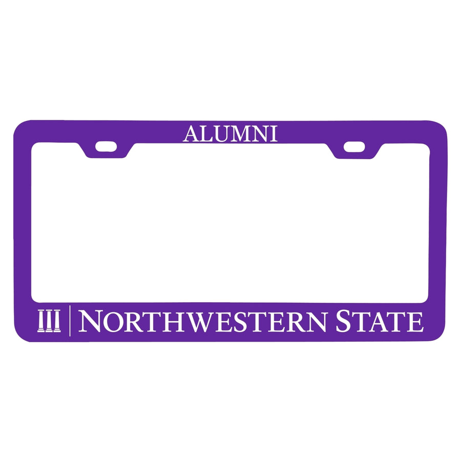 Northwestern State Demons Alumni License Plate Frame Image 1