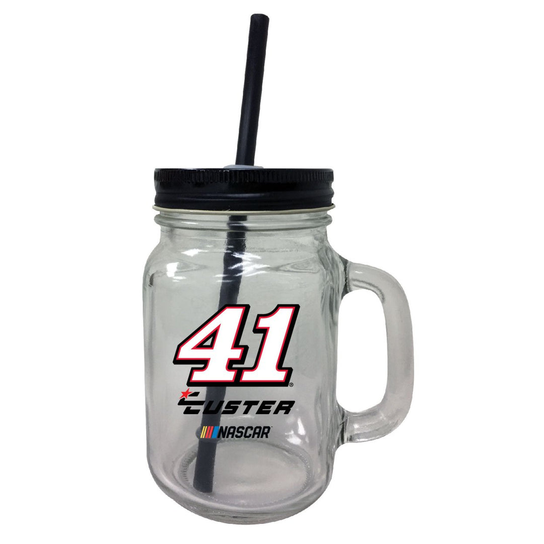 R and R Imports Officially Licensed NASCAR Cole Custer 41 Jar Tumbler for 2020 Image 1