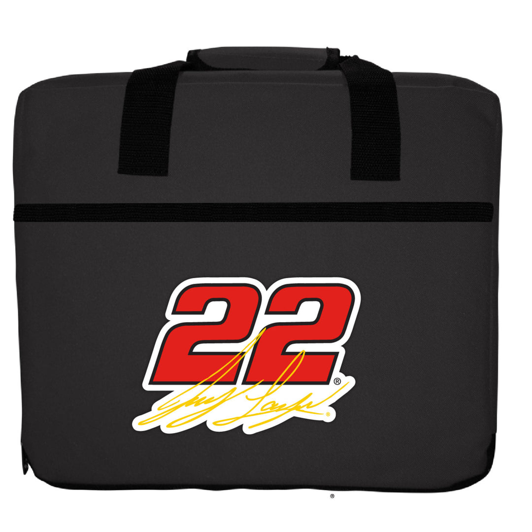R and R Imports Officially Licensed NASCAR Joey Logano 22 Single Sided Seat Cushion  for 2020 Image 1