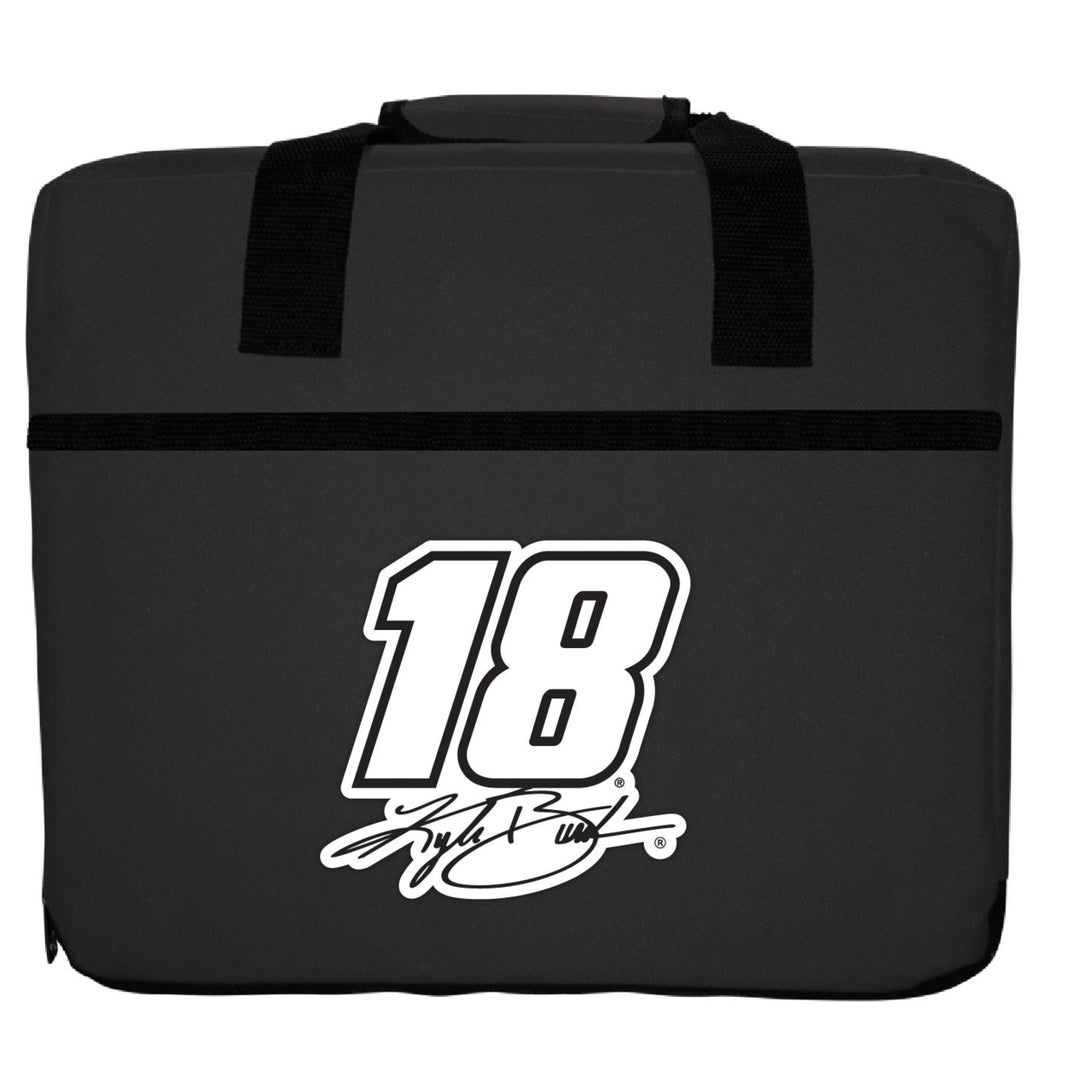 R and R Imports Officially Licensed NASCAR Kyle Busch 18 Single Sided Seat Cushion  for 2020 Image 1