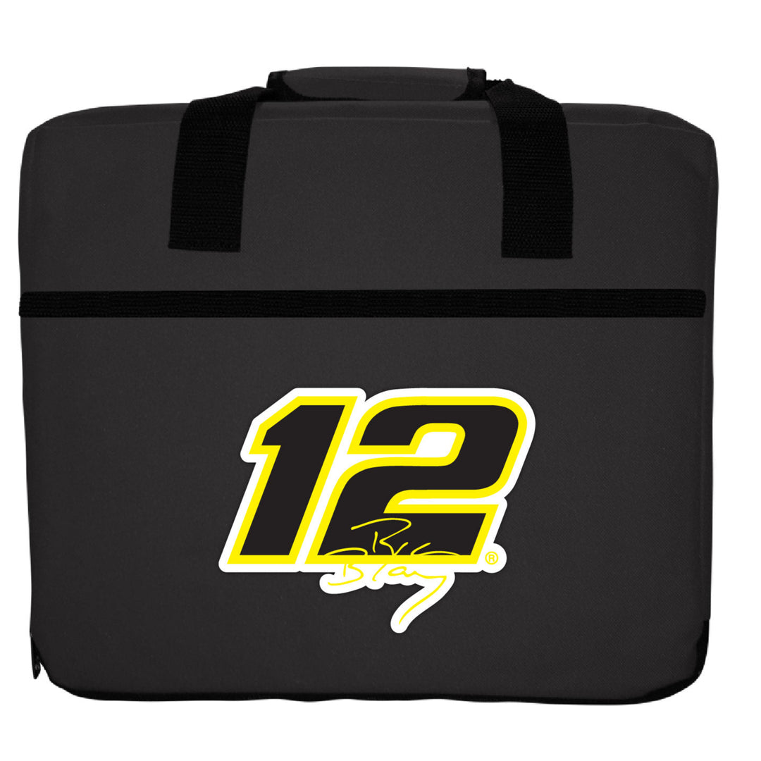 R and R Imports Officially Licensed NASCAR Ryan Blaney 12 Single Sided Seat Cushion for 2020 Image 1